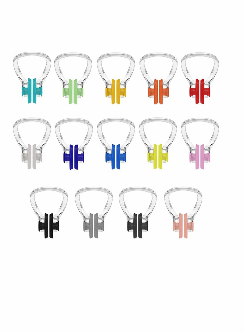 Barakah Aquatic Gloves Help Upper Limb Resistance + Swimming Nose Clip (14 Packs, Multi-Color), With Waterproof Silicone Size Suitable For Men, Women And Adults - Image 2