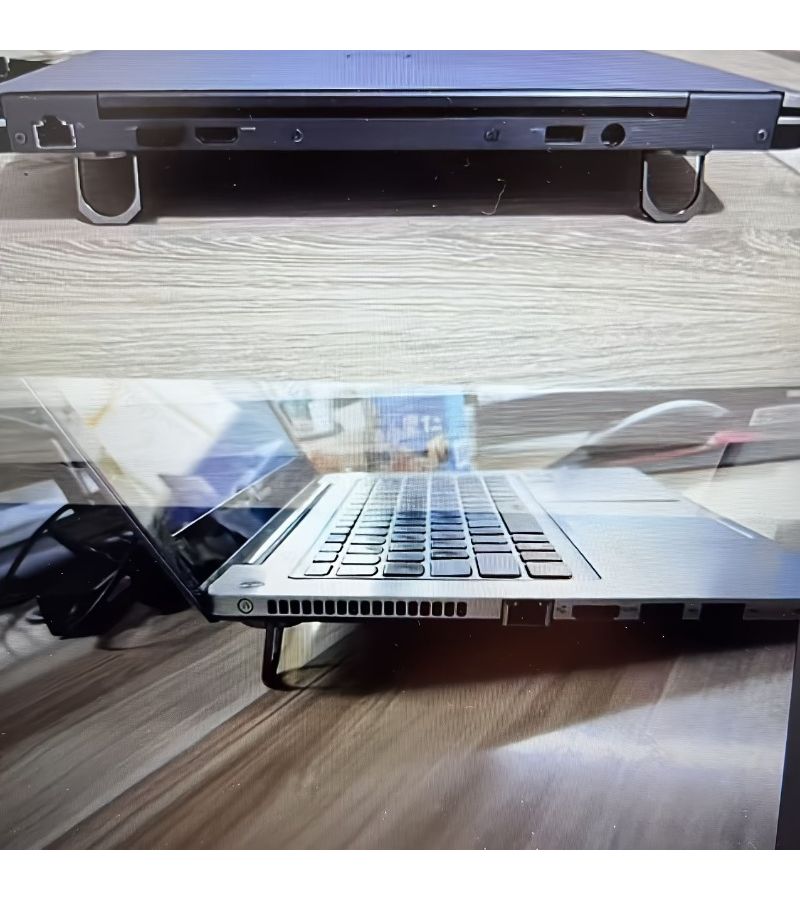 2 Pcs Mini Portable Laptop Stand With Hidden Metal Support Full Adjustable Foldable Design For Cooling And Elevating Various Laptops - Image 3