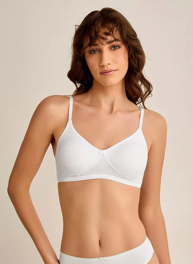 سبلاش فيڤ حمالة صدر بدون أسلاك أو حشوات بتفاصيل فيونكة