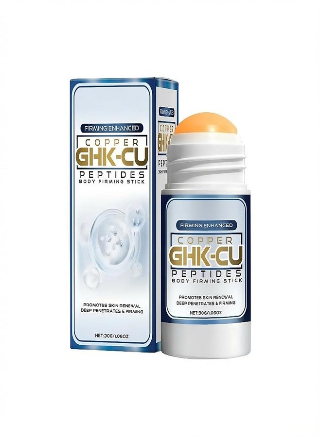جروسبي بلسم الجسم جروسبي على شكل عصا مع ببتيد النحاس GHK-Cu للوجه والرقبة - سيروم مضاد للشيخوخة، مرطب ومشد للجسم لعلاج التجاعيد العميقة والخطوط الدقيقة تحت العينين، 1.06 أونصة - Image 1