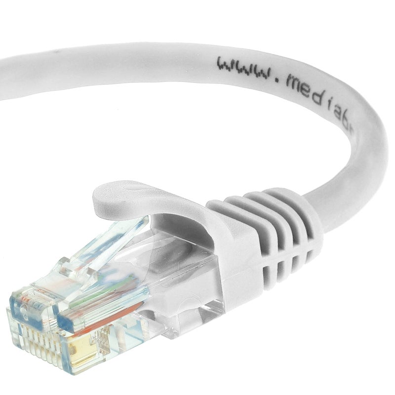 Mediabridge CAT6 Ethernet Patch Cable (10 ft) RJ45 Connectors with Gold Plated Connectors (10gbps) - Image 5