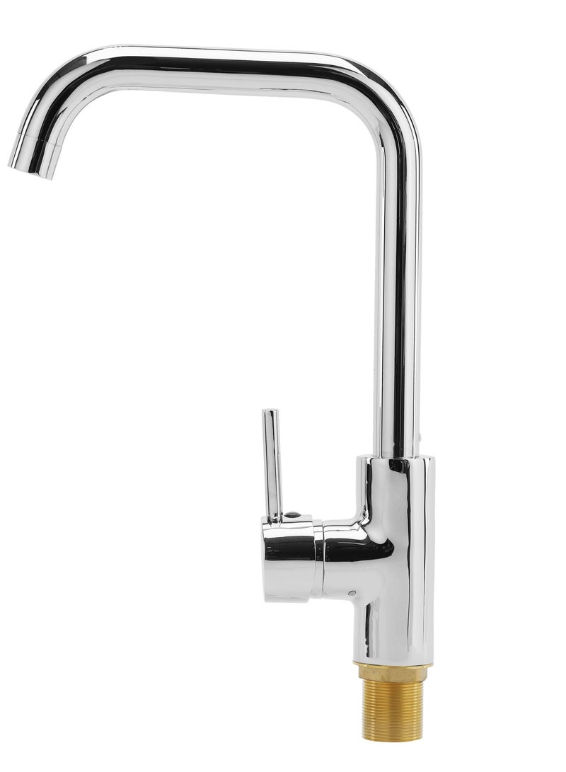 GEEPAS Single Lever Sink Mixer Brass Deck Mounted Tap for Kitchen and Bathroom - Image 1