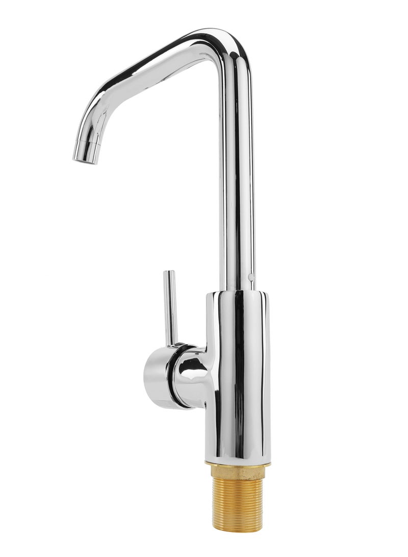 GEEPAS Single Lever Sink Mixer Brass Deck Mounted Tap for Kitchen and Bathroom - Image 4