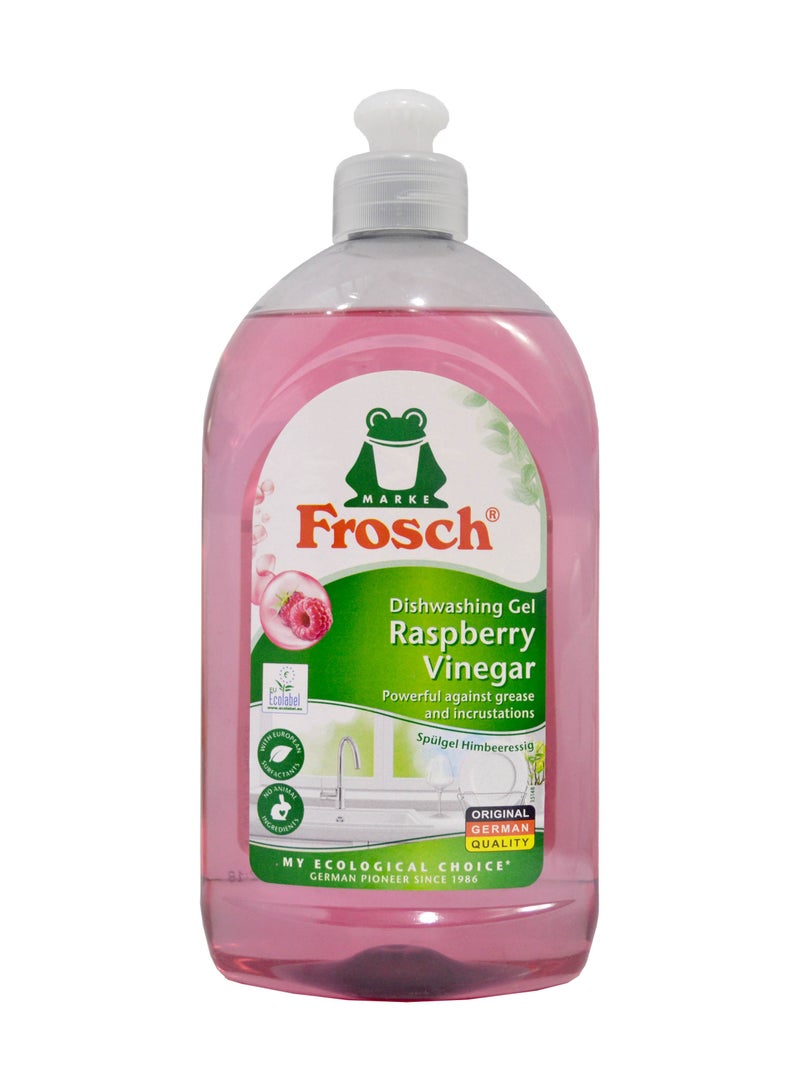 Frosch Frosch Raspberry Vinegar Dishwashing Gel, 500ML - Image 1