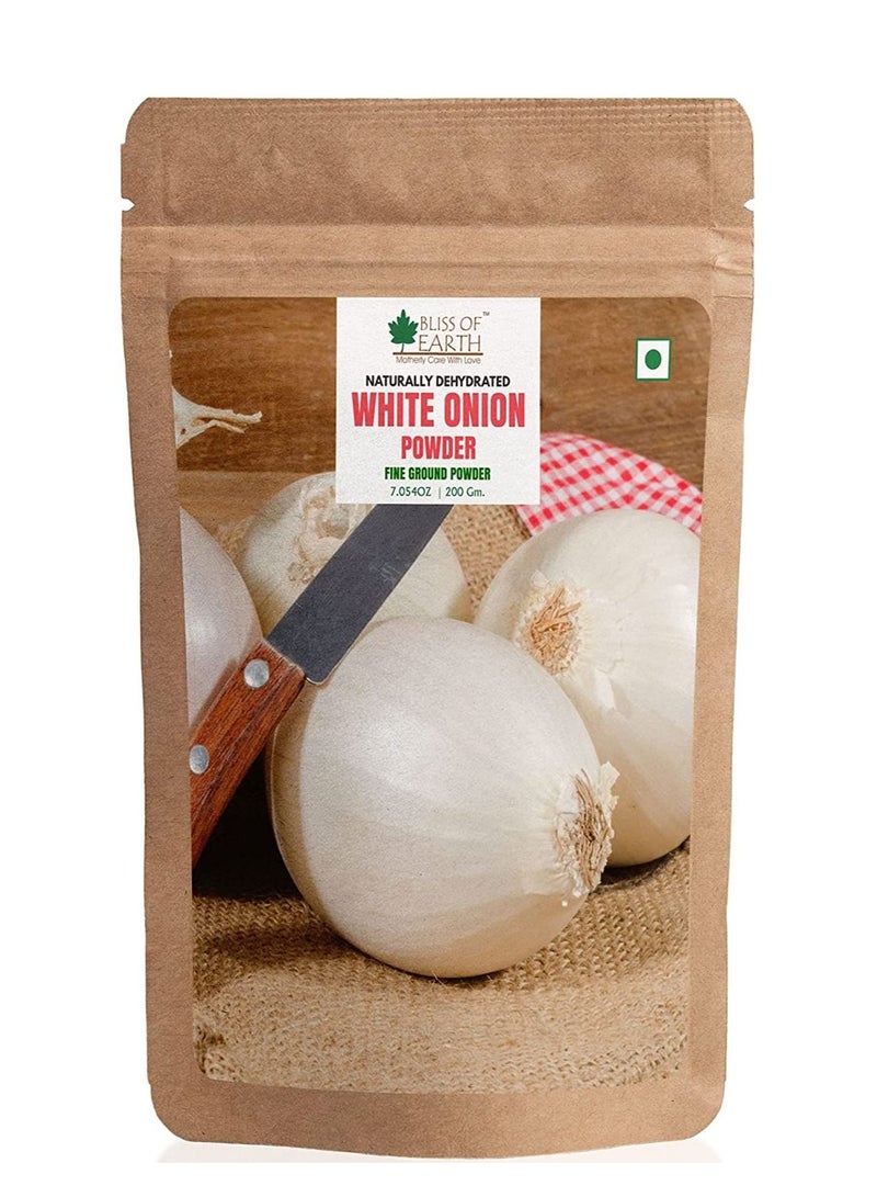 Bliss Of Earth Combo Of Natural White Onion Powder 200gm And High Curcumin Certified Organic Lakadong Turmeric Powder 250gm Pack Of 2 - Image 2