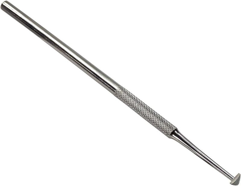 HTS 150S4 Stainless Steel Convex Triangular Scraper Wax & Clay Sculpting Tool - Image 1