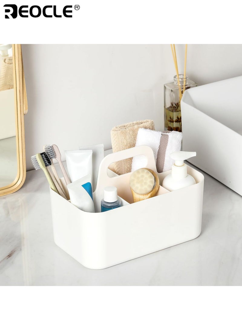 ريوكل منظم سطح مكتب خماسي الشبكات ومقبض محمول، سلة تخزين متعددة الأغراض مع حامل أقلام لتنظيم أدوات المكتب والمدرسة. - Image 2