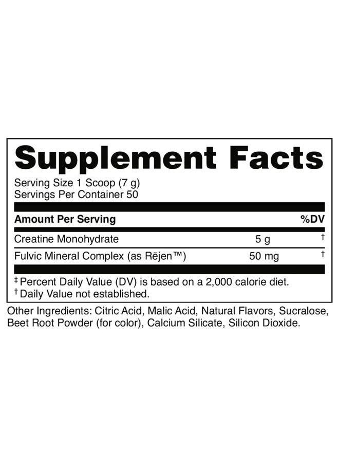 Bucked Up Creatine Fruit Punch for Women and Men - Easy Blend, Vegetarian - Flavored Creatine Monohydrate Powder - Made in USA - 5 Grams Per Serving - 50 Servings - - Image 2