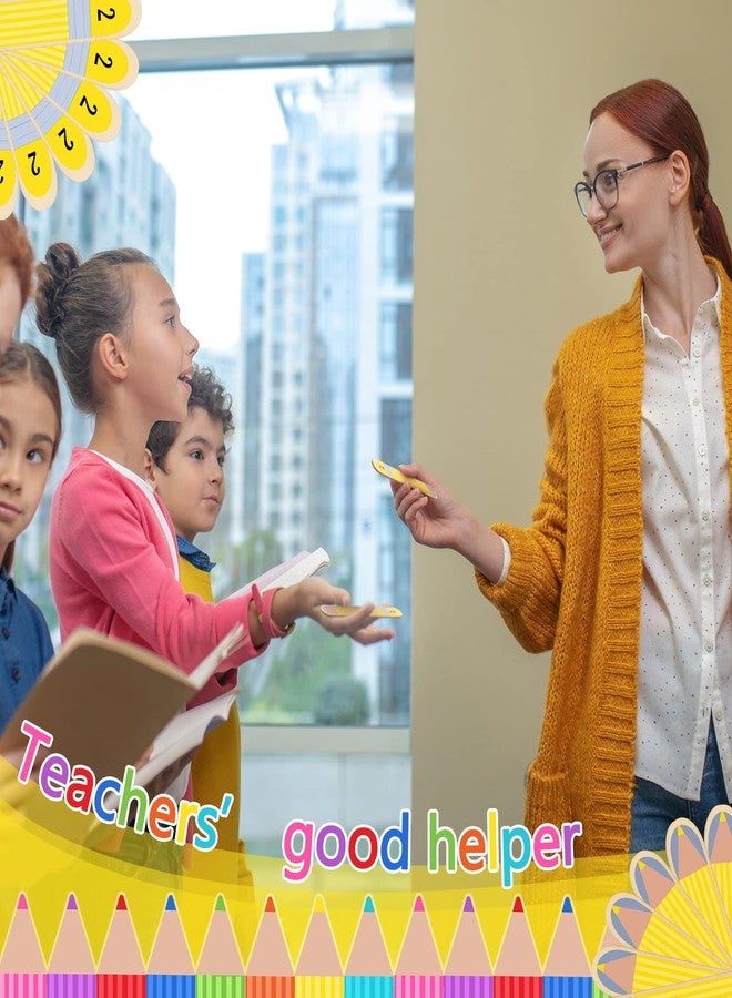 Qualirey 64 Pieces Flip Name Sticks Student Grouping Pencils Multicolor Pencil Flip Stick Teacher Student Grouping Pencils Educational and Learning Classroom Supplies - Image 4