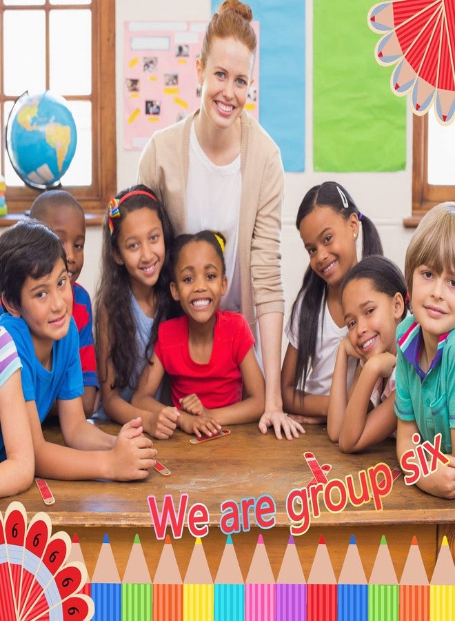 Qualirey 64 Pieces Flip Name Sticks Student Grouping Pencils Multicolor Pencil Flip Stick Teacher Student Grouping Pencils Educational and Learning Classroom Supplies - Image 5
