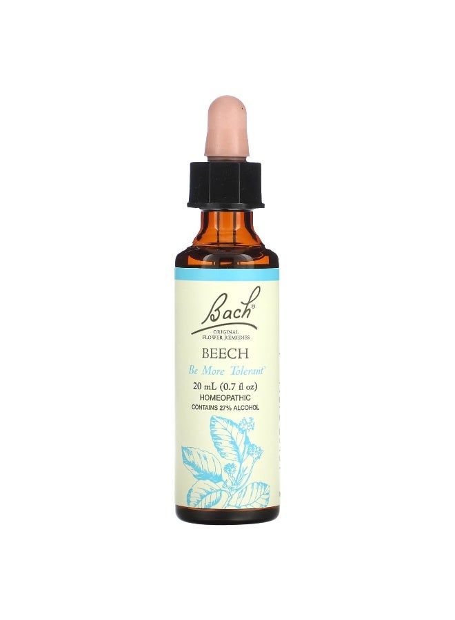 Bach, Original Flower Remedies, Beech, 0.7 fl oz (20 ml) - Image 1