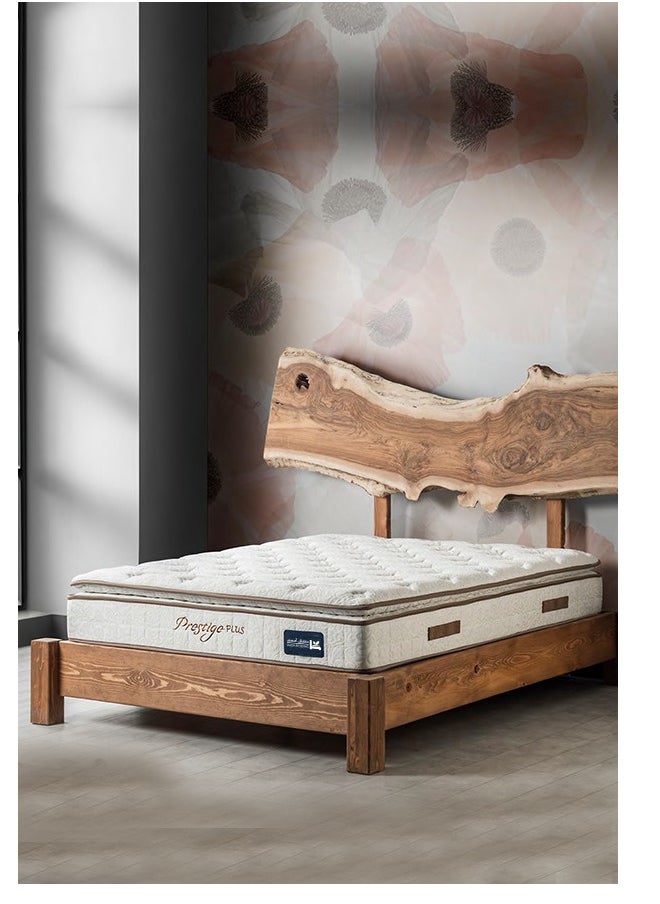 AMSA - Prestige Plus mattress available in multiple sizes with a 28 cm height insulated pocket - superior comfort and ideal support for a restful sleep - Image 1