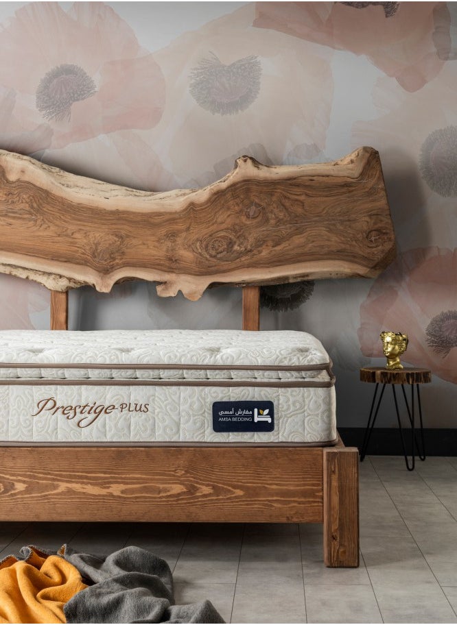 AMSA - Prestige Plus mattress available in multiple sizes with a 28 cm height insulated pocket - superior comfort and ideal support for a restful sleep - Image 1