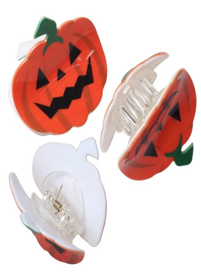 Cuizhiyu Halloween Hair Claw Clips for Girls Pumpkin Ghost Face Devil Cute Candies Hair Clip Halloween Hair Accessories for Women - Image 4