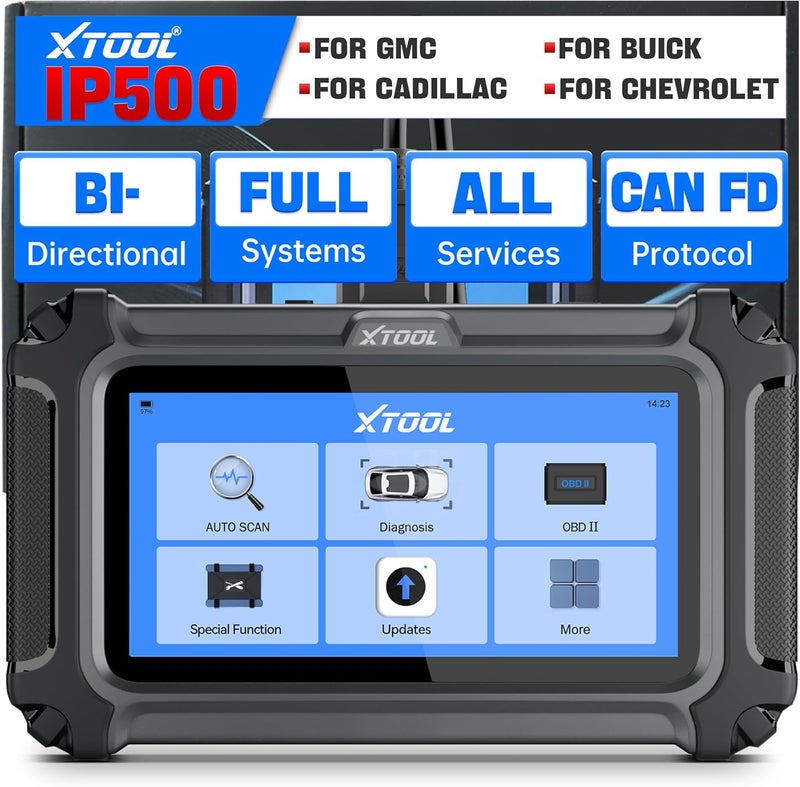 XTOOL IP500 OBD2 Scanner Diagnostic Tool for Buick/Chevrolet/Cadillac/GMC - Image 1