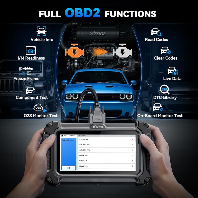 XTOOL IP500 OBD2 Scanner Diagnostic Tool for Buick/Chevrolet/Cadillac/GMC - Image 5