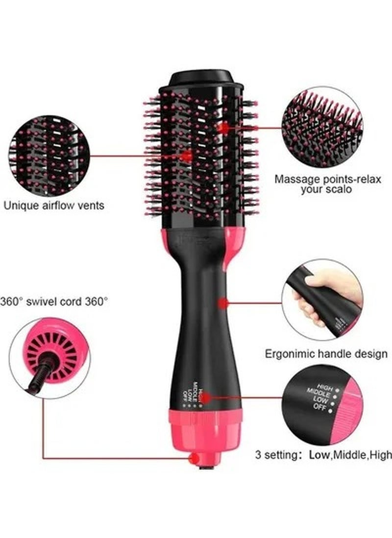 One Step Electric Professional Hot Air Straight, Curling Hair Dryer Comb  - Image 1