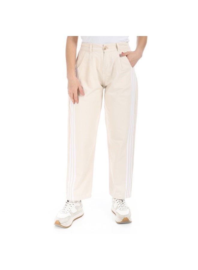 Coctail 19304-gabardine pants-beige  - Image 1