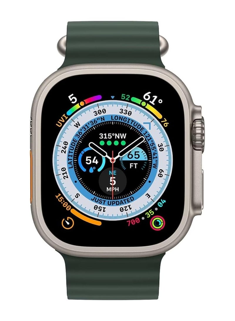 Soft Silicone Ocean Band Compatible With Apple Watch Ultra Band 49mm,45mm,44mm,42mm for Men And Women High-Quality Adjustable Bands - Image 4