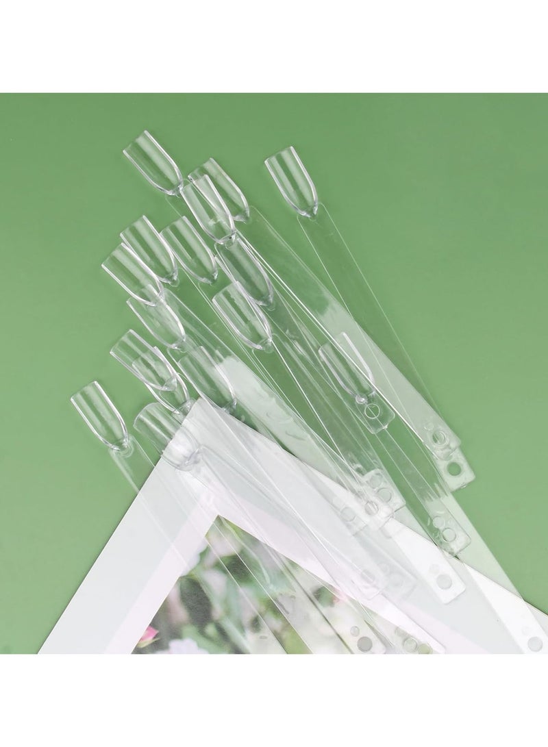 Goolsky 50/Set Nail Art Tips Display Practice Sticks Fan Shaped Nail Polish Swatches Nail Swatches Sticks Nail Art Tools Supplies ﻿ - Image 5