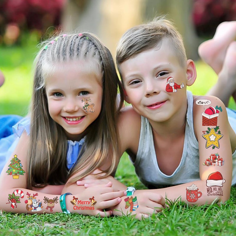 10 Pieces Of Christmas Tattoo Stickers, Disposable Holiday Party Event Party Personalized Decoration Gifts, - Image 5