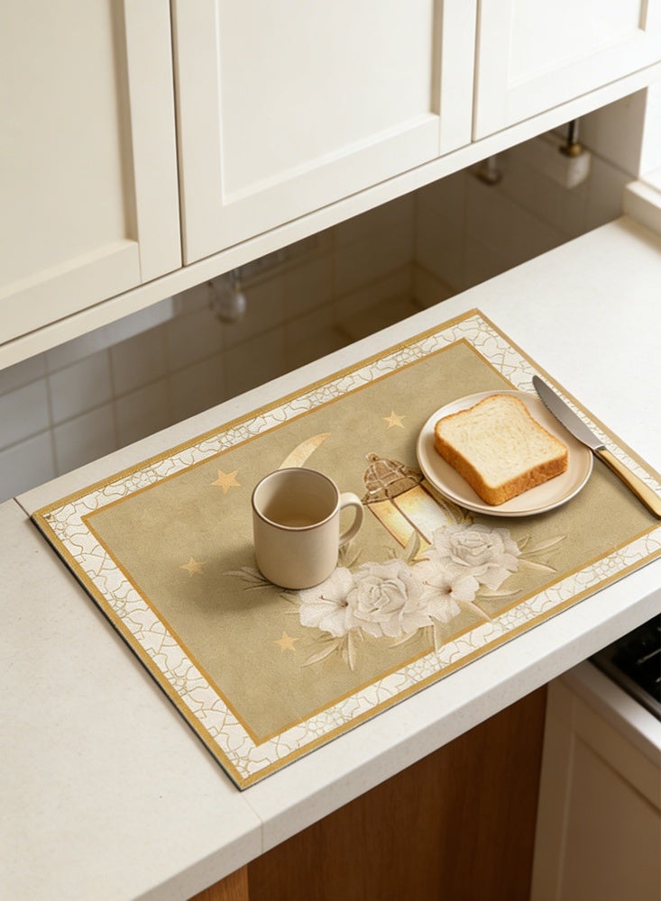 Monda Premium Dining Table Mat Heat Resistant Non Slip Table Pad for Kitchen Restaurant Dinner Decor - Image 3