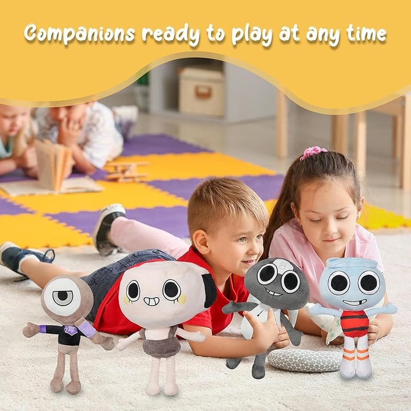 BLUE BARE Dandy's Adorable Cute Plush Toys Collection, 10.8'' Rodger Soft and Cuddly Stuffed Animals for Kids Ages 3+ Collectible Plushies Gifts for Kids & Fans Birthday Festival and Special Occasions (Rodger) - Image 5