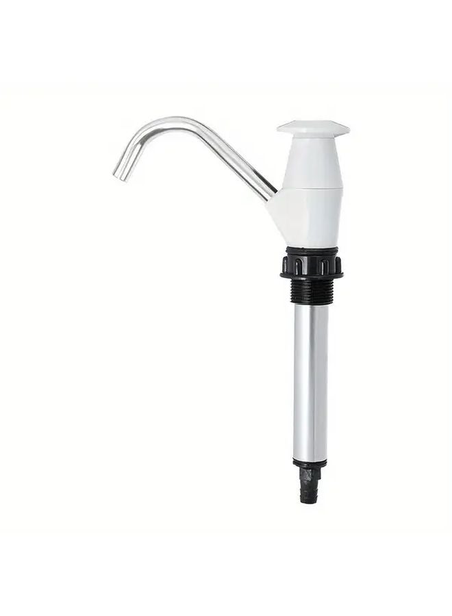 Durable Manual Hand Pump Tap White Ergonomic Handle Easy Installation No Electricity Needed - Image 1