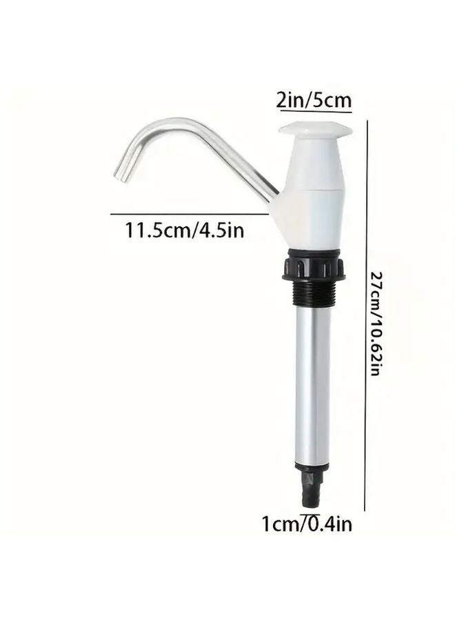 Durable Manual Hand Pump Tap White Ergonomic Handle Easy Installation No Electricity Needed - Image 4