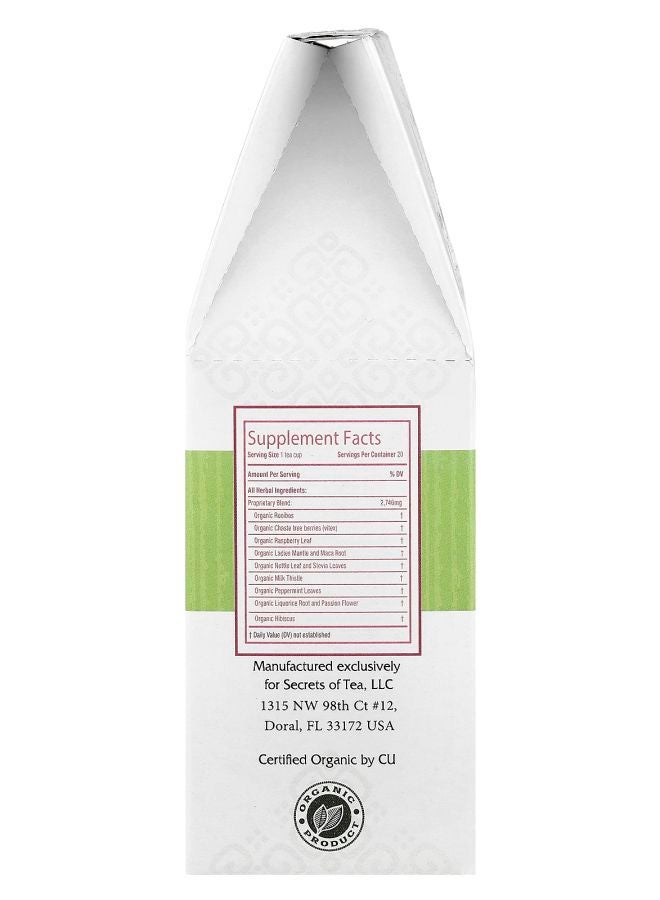Secrets Of Tea Organic GetFertility Magic™ Tea Heavenly Sweet Caffeine Free 20 Tea Bags 1.41 oz (40 g) - Image 2