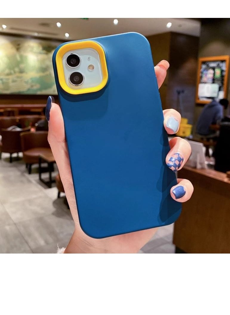 Generic - Back protection cover made of plastic for Apple iPhone 7 plus / 8 plus with a frame inside to protect the phone - Blue - Image 1