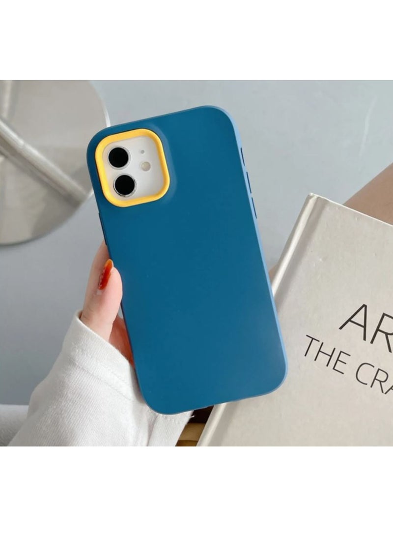 Generic - Back protection cover made of plastic for Apple iPhone 7 plus / 8 plus with a frame inside to protect the phone - Blue - Image 1