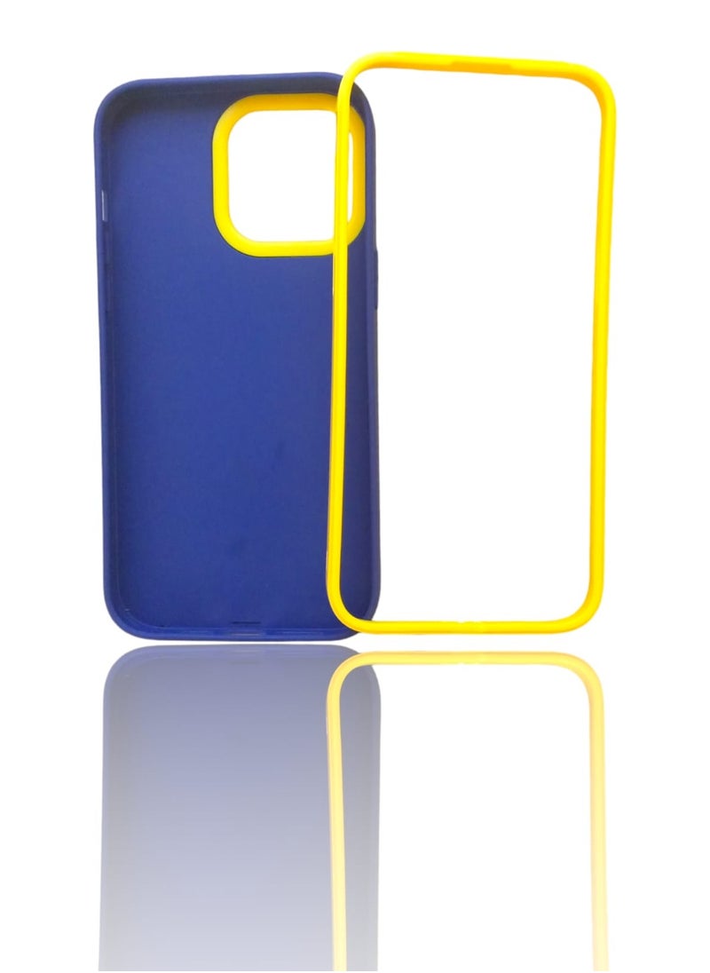 Generic - Back protection cover made of plastic for Apple iPhone 7 plus / 8 plus with a frame inside to protect the phone - Blue - Image 1
