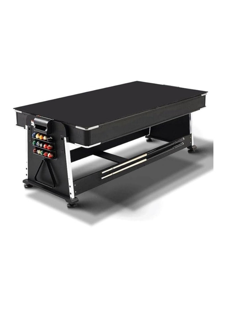 Cool Baby Style - Multi-function entertainment home and commercial 4-in-1 convertible pool table set dining table black eight ice hockey table tennis one-in-one - Image 1