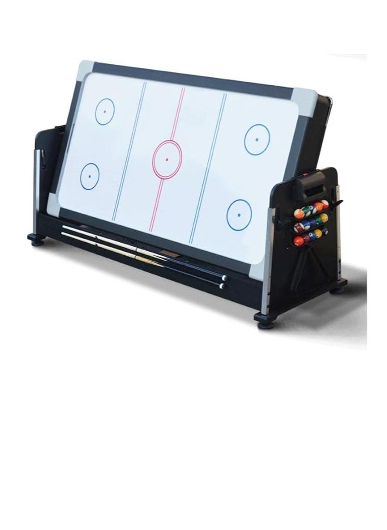 Cool Baby Style - Multi-function entertainment home and commercial 4-in-1 convertible pool table set dining table black eight ice hockey table tennis one-in-one - Image 1