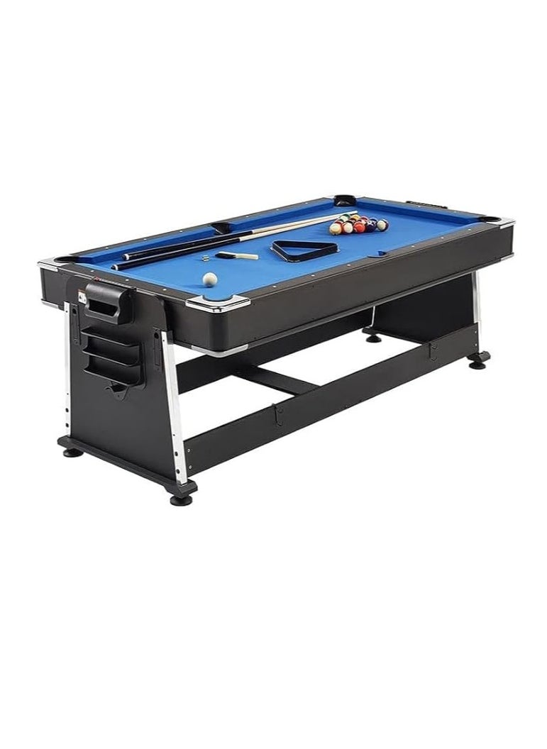 Cool Baby Style - Multi-function entertainment home and commercial 4-in-1 convertible pool table set dining table black eight ice hockey table tennis one-in-one - Image 1