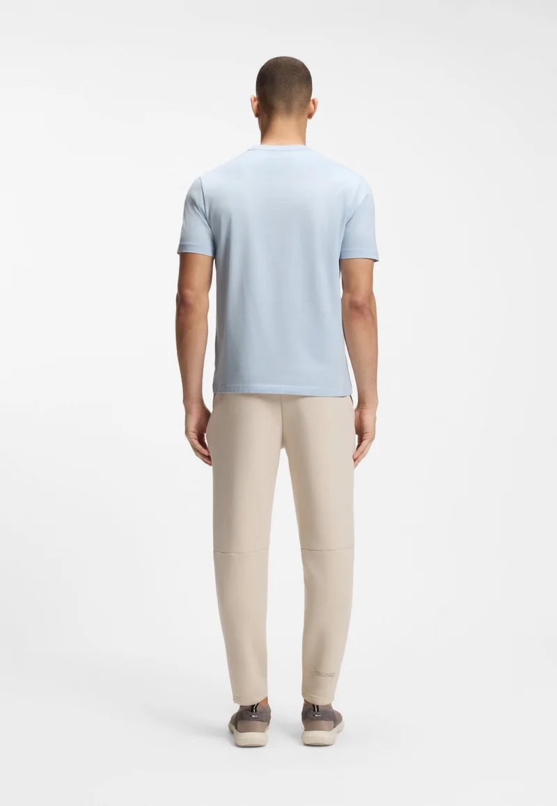 بوس Stretch-cotton T-shirt with logo detail