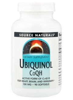 SOURCE NATURALS Ubiquinol CoQH 100 mg 90 Softgels 