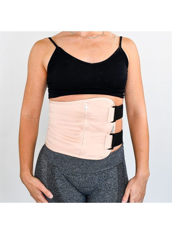 Henhecy Castor Oil Pack Compress - Castor Oil Wrap for Liver Detox and Cleansing with Extra Pouch for Ice or Heating Pad - Organic Cotton, Reusable and Mess-Free (Castor Oil Not Included) 