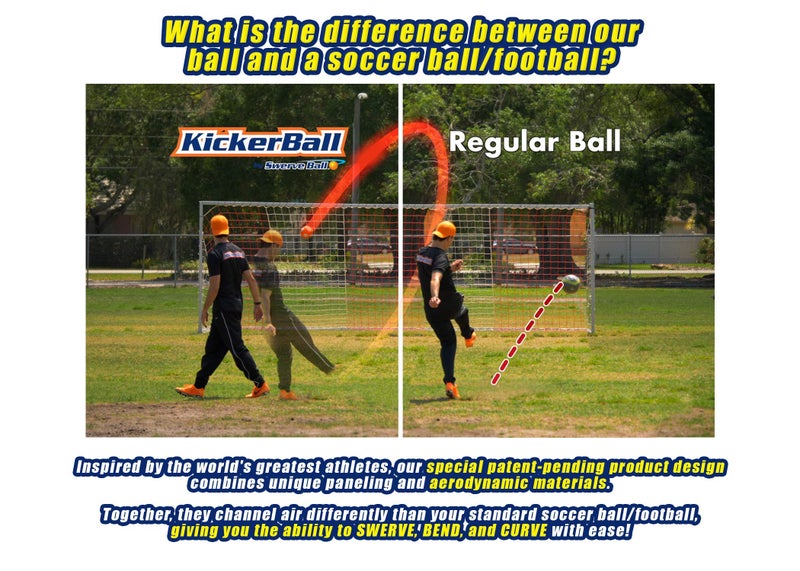 Kickerball - Curve and Swerve Soccer Ball/Football Toy - Kick Like The Pros, Great Gift for Boys and Girls - Perfect for Outdoor & Indoor Match or Game (Green) - Image 5