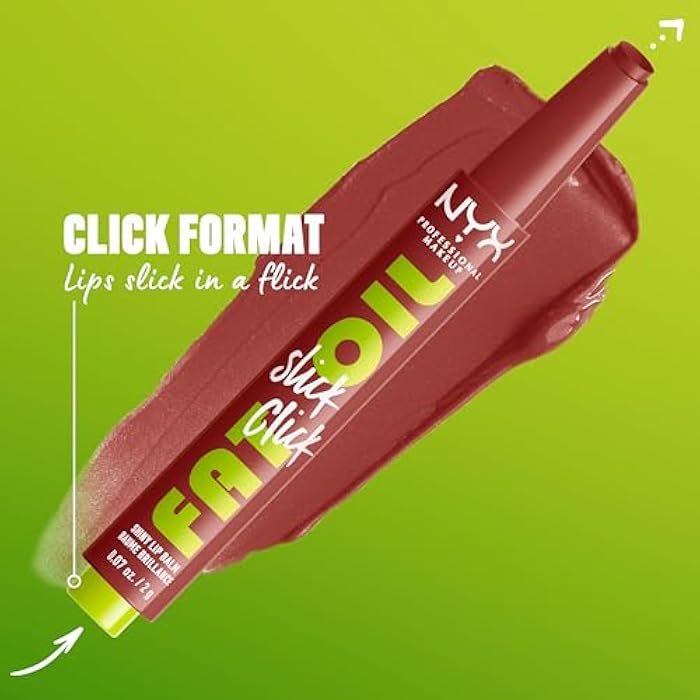 NYX PROFESSIONAL MAKEUP FAT OIL SLICK CLICK SHINY LIP BALM - GOING VIRAL - Image 4
