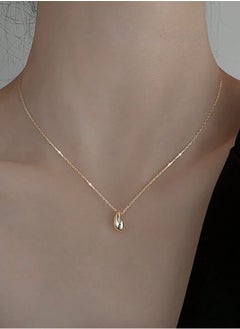 Elegant & Simple Stainless Steel Gold Plated Necklace For Women