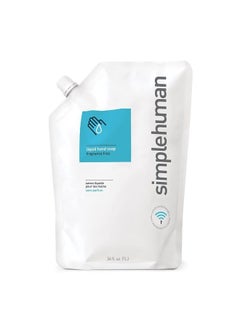 simplehuman Moisturizing Liquid Hand Soap Refill Pouch, 34 Fl Oz (Pack of 1), Fragrance Free, Count  - Image 1