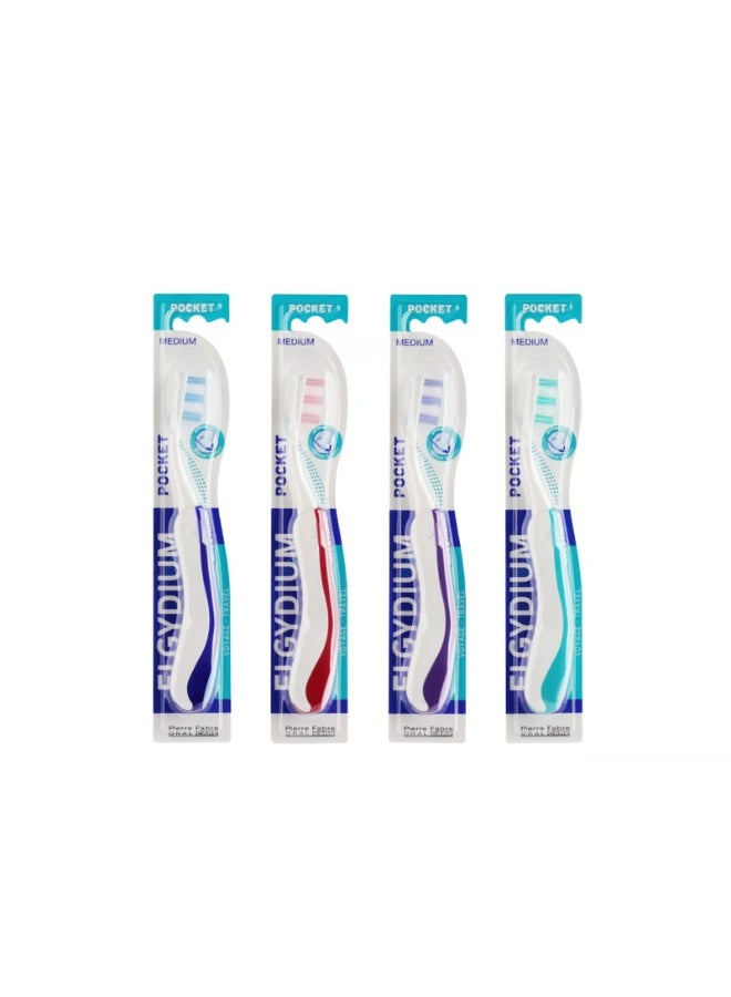 Elgydium Pocket Toothbrush Medium x1 - Image 1
