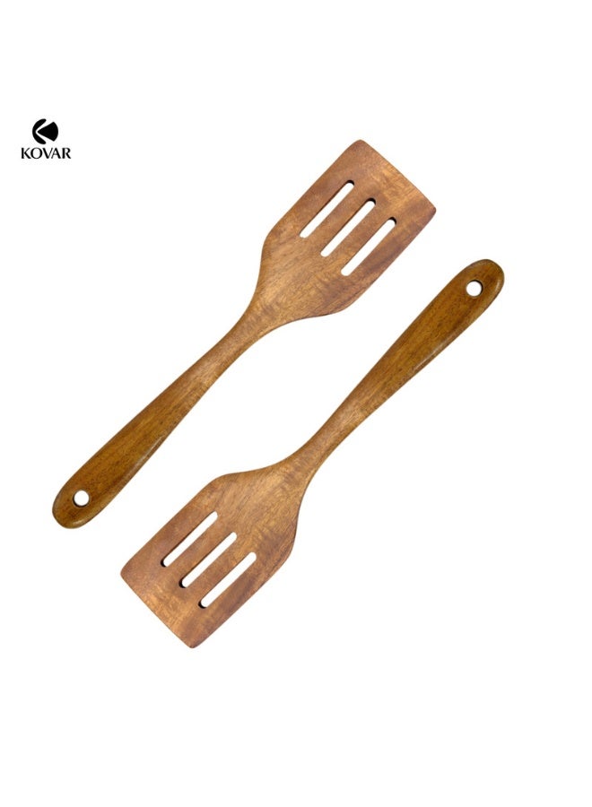KOVAR Wooden Cooking Turner – Eco-Friendly Kitchen Utensil for Flipping, Serving, and Cooking, Durable Design for Non-Stick Cookware-turner - Image 4