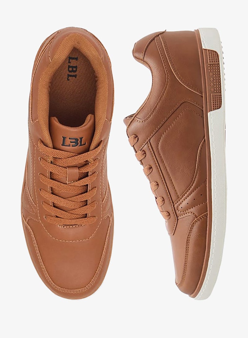 ال بي ال من شو اكسبرس سنيكرز رجالي بكاحل مزين بألواح وإغلاق برباط - Image 2