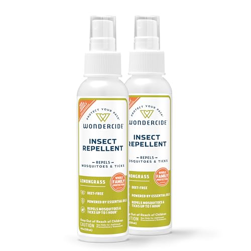 Wondercide - Mosquito, Tick, and Insect Repellent with Natural Essential Oils - DEET-Free Bug Spray and Killer - Safe for Family - Lemongrass 2-Pack of 4 oz Bottle - Image 2