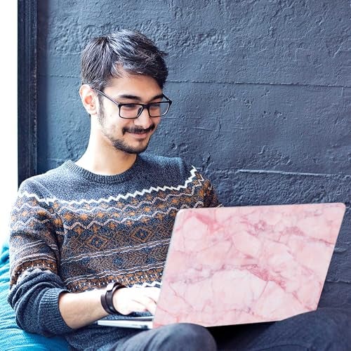 Galaxsia Pink Marble D2 Full Body Vinyl Laptop Skin/Sticker/Cover Upto 15.6 Inches Laptops Laminated-Removable-HD Quality Compatible for Hp-Dell-Sony-Lenovo-Asus etc.(15x10 Inches) - Image 5