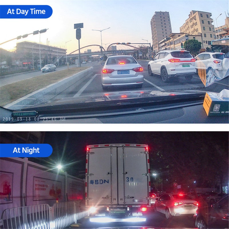 Dash Camera 2048P Dual 1080P Cameras 170° Wide Angle - 9.66" Antiglare IPS Touchscreen Night-Vision Loop Recording Collision Locking Parking Monitoring Car DVR for Daily Driving and Vehicle Security - Image 5