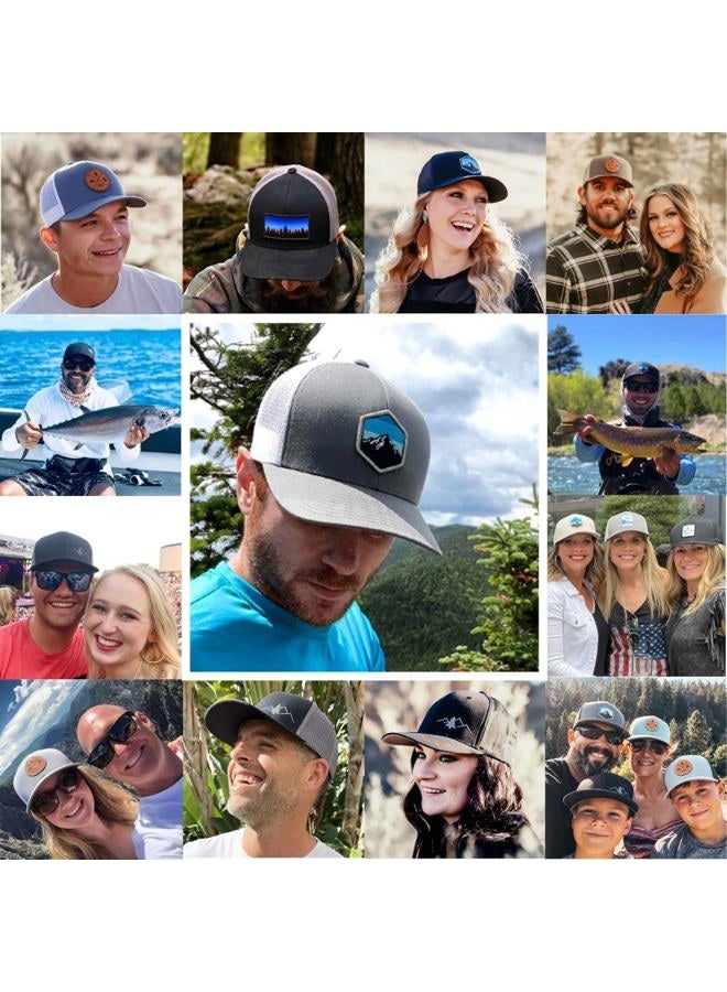 Lindo Trucker Hat - Mountain Sky (Graphite/White) - Image 5